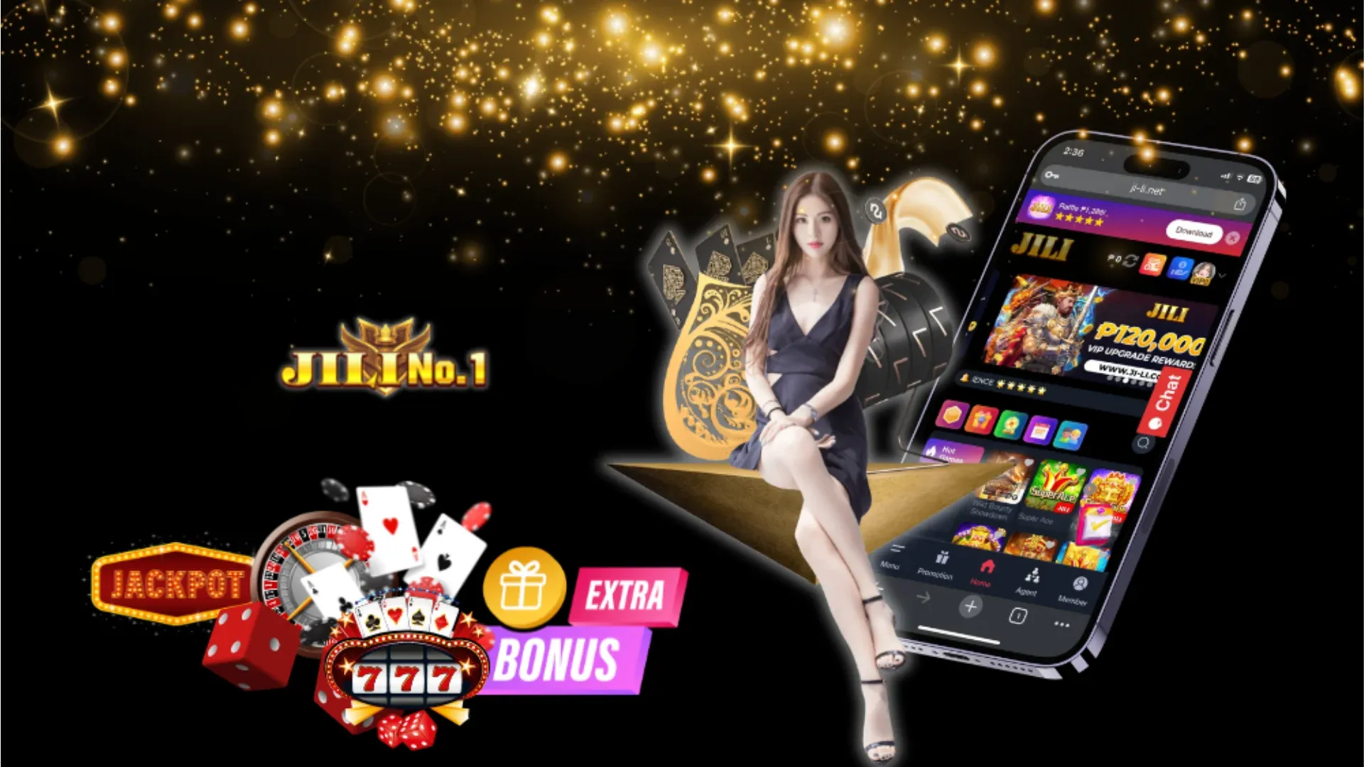 Spin the Slot Machine at Jilino1 for Exciting Wins